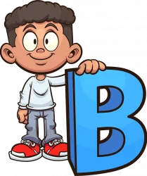 Character illustration for advanced phonics classes, children aged 7 to 12