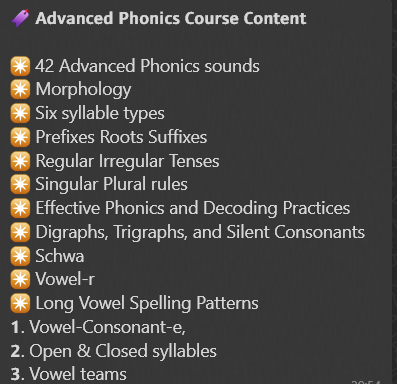 Advanced Phonics Classes-Jolly Reading